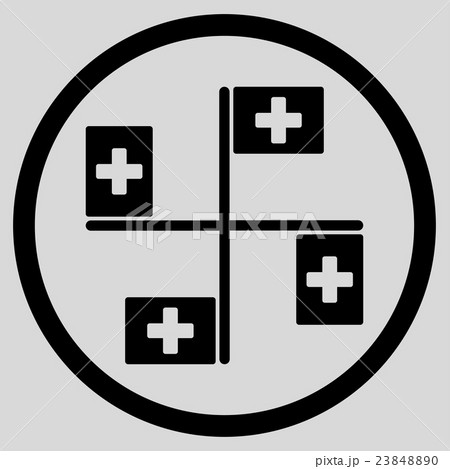Hospital Flags Icon 23848890