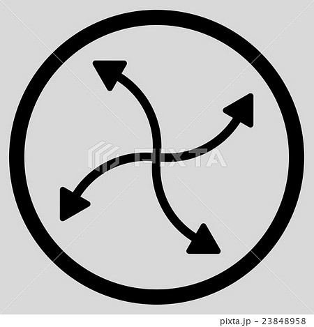 Swirl Arrows Icon 23848958