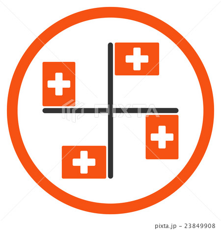Hospital Flags Icon Hospital Flags Icon 23849908