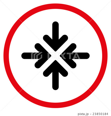 Quadro Collide Arrows Icon Quadro Collide Arrows Icon 23850184