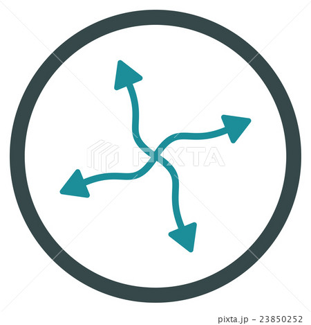 Curve Arrows Icon Curve Arrows Icon 23850252