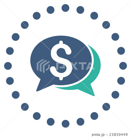 Financial Chat Icon Financial Chat Icon 23850449