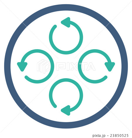 Rotation Flat Icon Rotation Flat Icon 23850525