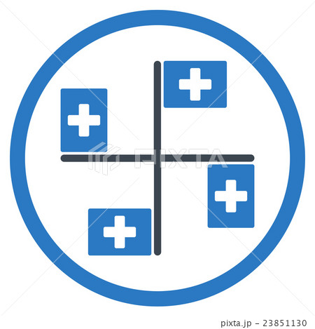 Hospital Flags Icon 23851130