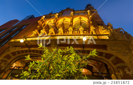 Exterior of Palace of Catalan Music in Barcelona 23851872