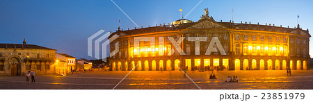 Rajoy Palace (Palacio de Rajoy) in evening 23851979