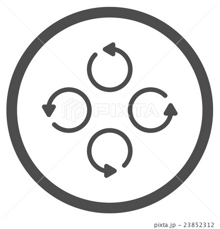 Rotation Flat Icon Rotation Flat Icon 23852312