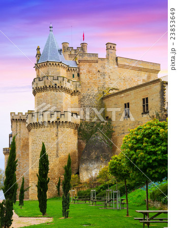old medieval castle. Olite old medieval castle. Olite 23853649