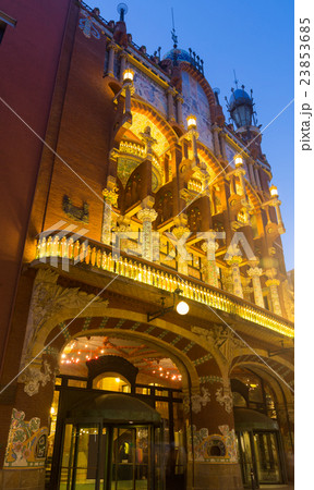 The Palau de la Musica Catalana. Barcelona 23853685