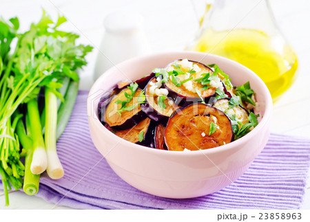 fried eggplants 23858963