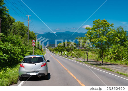 車と洞爺湖 車と洞爺湖 23860490