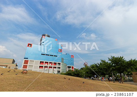 扇町公園と関西テレビ社屋 23861107