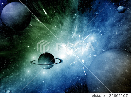 galaxy in a free space 23862107