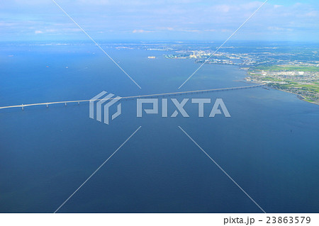 東京湾アクアライン（航空写真） 23863579