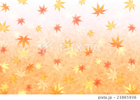 紅葉　秋　和紙　背景  23865936