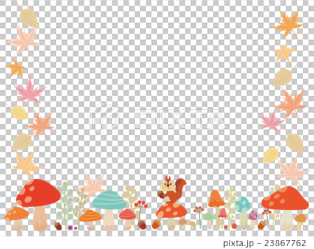 Mushroom and Momiji illustration Mushroom and Momiji illustration 23867762
