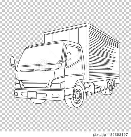 トラック　車　イラスト 23868197