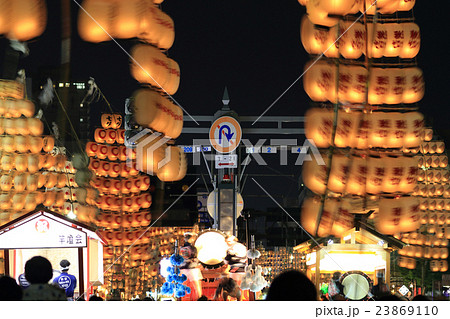 秋田 竿燈祭り 見所スポット 山王十字路にて 2016 23869110