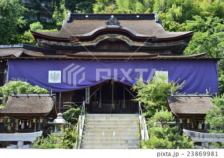 都久夫須麻神社　国宝　本殿　竹生島　琵琶湖　 23869981