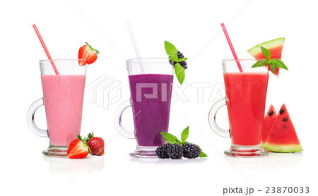 Different types of smoothies 23870033