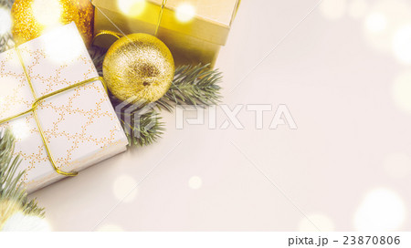 christmas gift boxes and balls christmas gift boxes and balls 23870806
