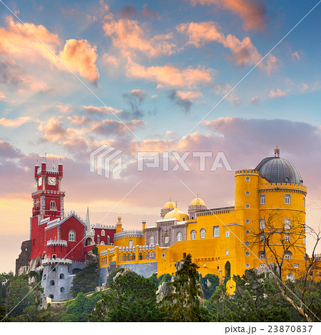 Pena National Palace, famous landmark, Portugal Pena National Palace, famous landmark, Portugal 23870837