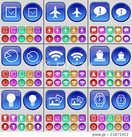 Arrow down, Airplane, Chat bubble, Diagram, Wi-Fi, 23871922