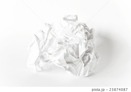 Crumpled paper ball 23874087