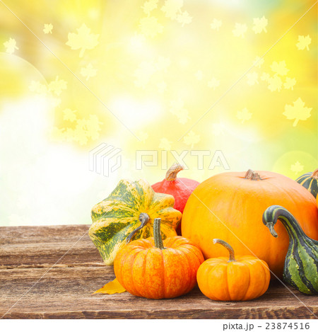 pumpkin on table 23874516