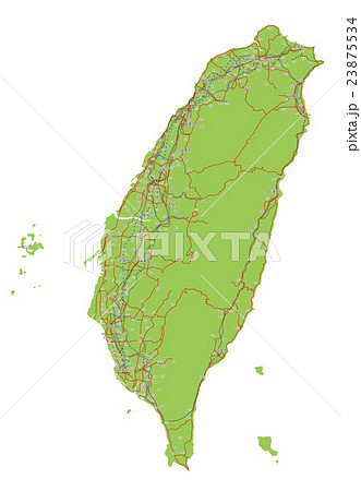 台湾マップ 23875534
