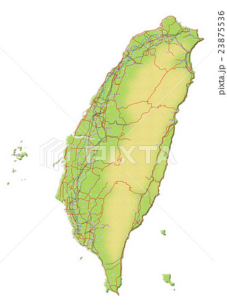 台湾マップのイラスト素材