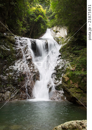 愛媛県宇和島市　薬師谷渓谷　雪輪の滝 23875831