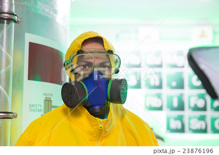 Woman working in chemical laboratory 23876196
