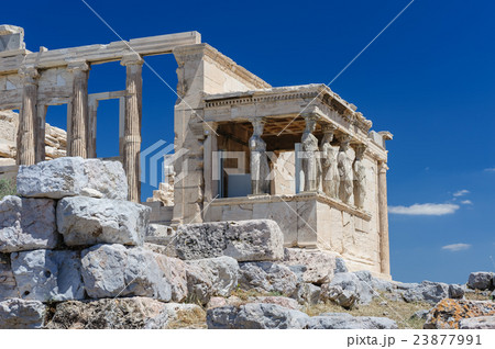 Caryatids at Porch of the Erechtheion, Acropolis 23877991