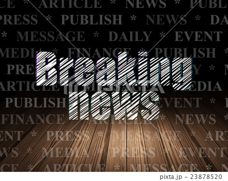 News concept: Breaking News in grunge dark room News concept: Breaking News in grunge dark room 23878520