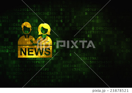 News concept: Anchorman on digital background News concept: Anchorman on digital background 23878521