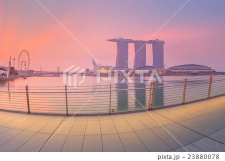 Singapore Skyline and view of Marina Bay Singapore Skyline and view of Marina Bay 23880078