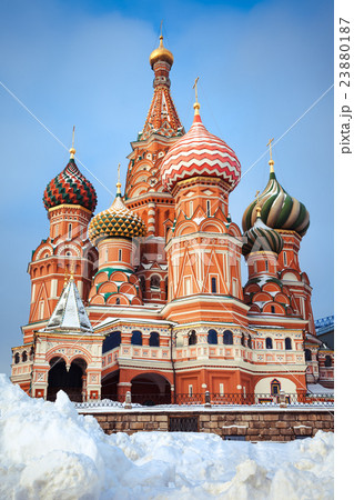 Saint Basil's Cathedral in Moscow Russia Saint Basil's Cathedral in Moscow Russia 23880187