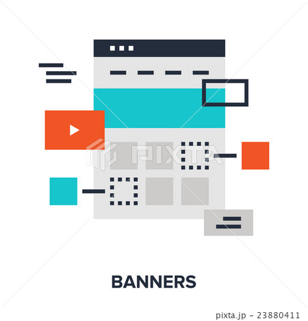 banners flat concept 23880411