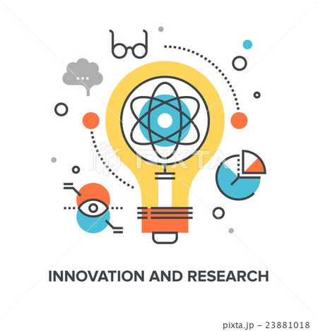 Innovation And Researchのイラスト素材