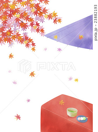 紅葉と野点 23882193