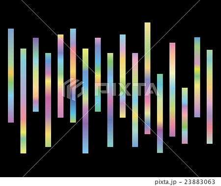 カラフルなグラデーションの帯 23883063