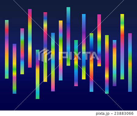 カラフルなグラデーションの帯 23883066