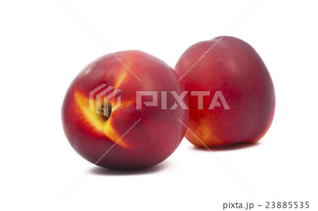 juicy peach isolated 23885535