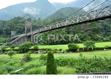 桃介橋　長野県木曽 23886289