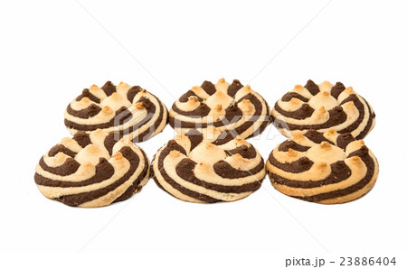 delicious chocolate striped cookies 23886404