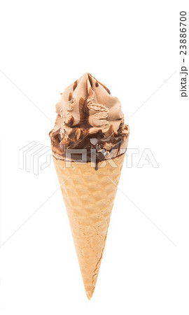ice cream in waffle cup 23886700