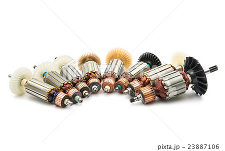 Electric motor rotor isolated 23887106