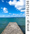 桟橋と青い海（タテ） 23891298