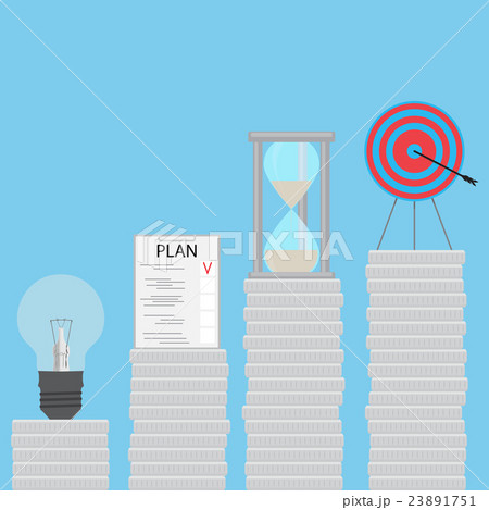 Coin stairs to goal Coin stairs to goal 23891751